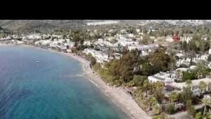Bodrum sahillerinde sessizlik