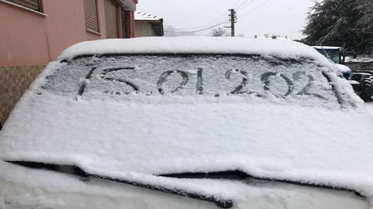 Bozdağ'da kar sevinci - 1146