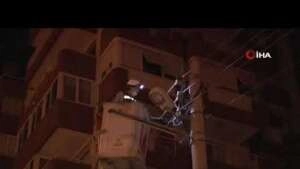 Kablo çalmak isterken elektrik akıma kapılan kişi hayatını kaybetti