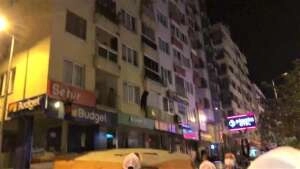 Kendini 4. kattan boşluğa bıraktı