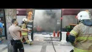 İzmir’de iş yerinde çıkan yangın korkuttu