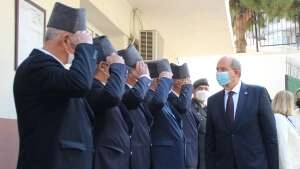 KKTC Cumhurbaşkanı Tatar, İzmir'de Kıbrıs gazileriyle buluştu