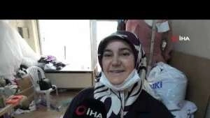 Dikiş makinesiyle 3 çocuğuna üniversite okuttu