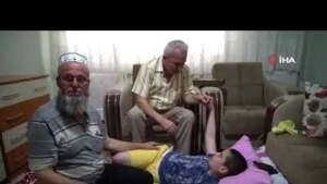 11 yıldır yatalak olan Ömer'in tek istediği ziyaret edilmek