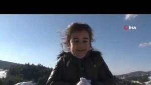 İzmirlilerin kar keyfi sürüyor