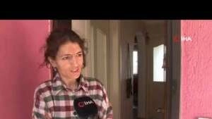 Hırsızlar bir anda karşısına çıkınca çığlık çığlığa bağırdı