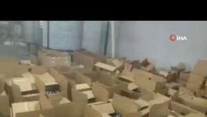 İzmir'de yaklaşık 4 ton kaçak tütün ele geçirildi