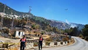 Datça yangınının çıktığı trafoda inceleme