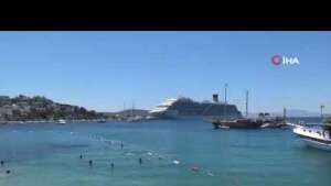 Dev gemi, yedinci kez Bodrum’a geldi