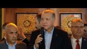 Cumhurbaşkanı Erdoğan, Manisa'da açtığı camiye isim verdi
