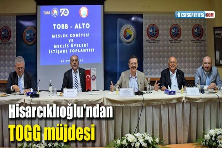 Hisarcıklıoğlu'ndan TOGG müjdesi haberinin görseli
