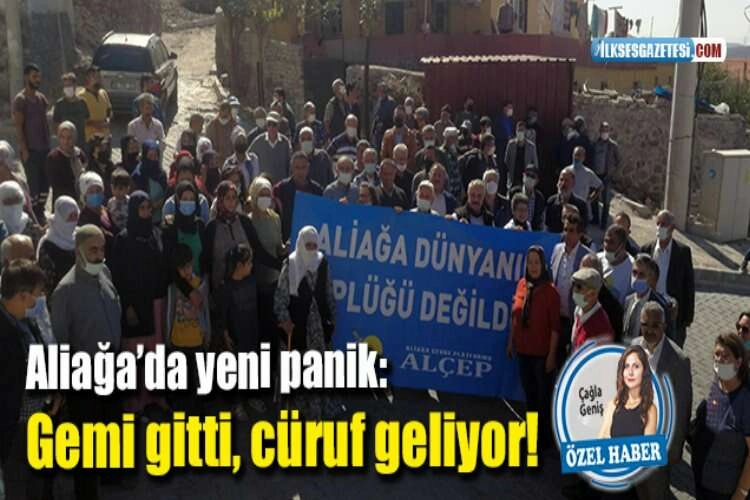 Aliağa’da yeni panik: Gemi gitti, cüruf geliyor! haberinin görseli