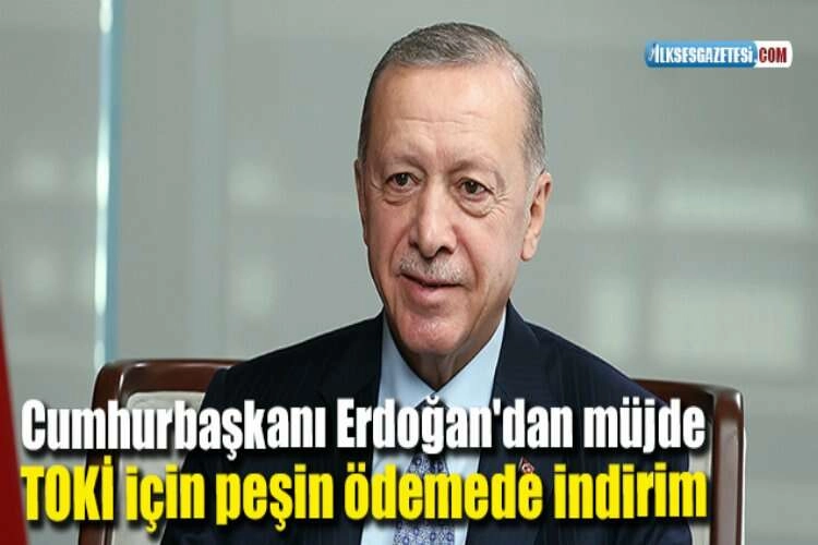 Cumhurbaşkanı Erdoğan'dan TOKİ için peşin ödemede yüzde 25 indirim müjdesi haberinin görseli