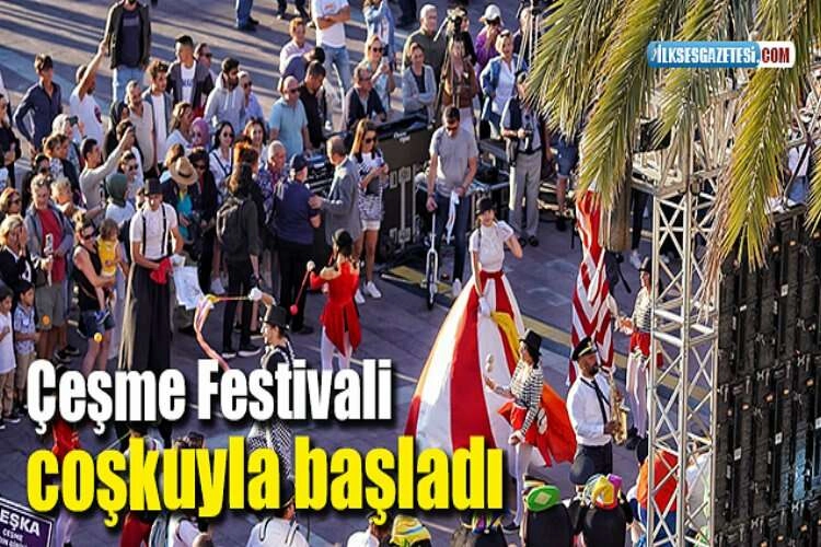 Çeşme Festivali coşkuyla başladı haberinin görseli
