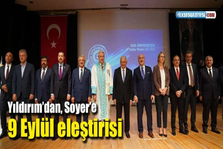 Yıldırım’dan, Soyer’e 9 Eylül eleştirisi haberinin görseli