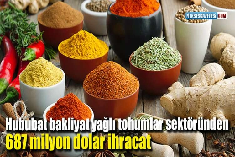 Hububat bakliyat yağlı tohumlar sektöründen 687 milyon dolar ihracat haberinin görseli