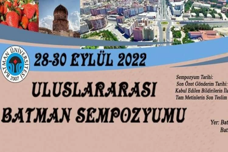 Uluslararası Batman Sempozyumu Batman Üniversitesi Ev Sahipliğinde Başlıyor haberinin görseli