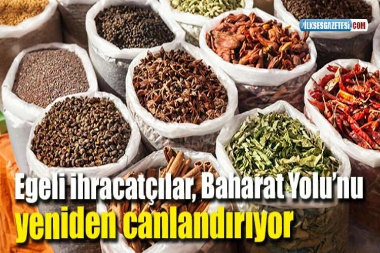 Egeli ihracatçılar, Baharat Yolu’nu yeniden canlandırıyor haberinin görseli