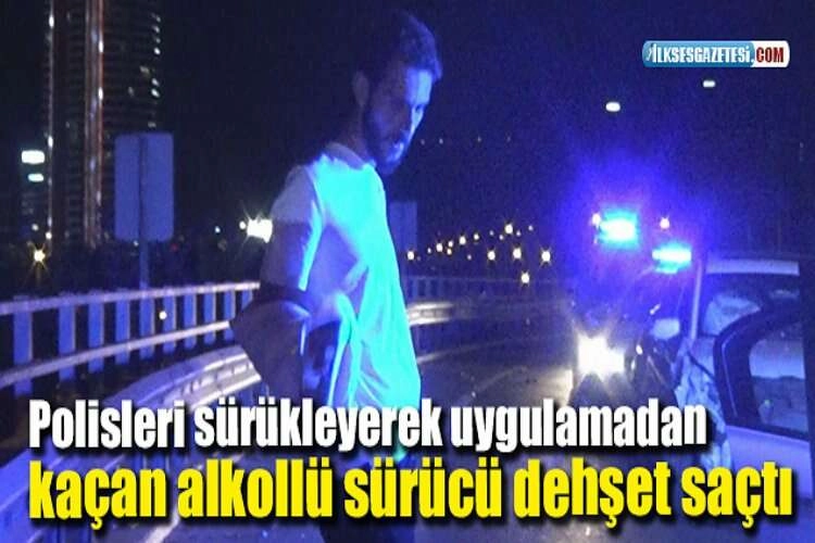 İzmir’de polisleri sürükleyerek uygulamadan kaçan alkollü sürücü dehşet saçtı haberinin görseli