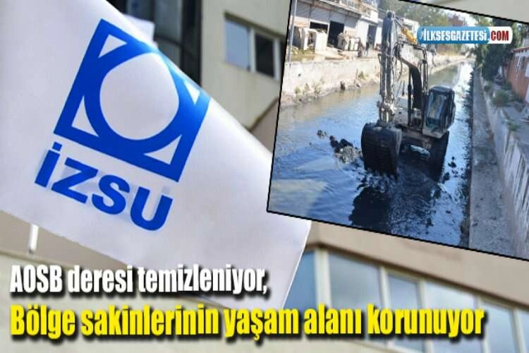 AOSB deresi temizleniyor, bölge sakinlerinin yaşam alanı korunuyor haberinin görseli