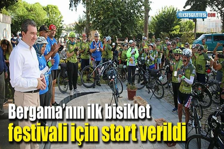Bergama’nın ilk bisiklet festivali için start verildi haberinin görseli