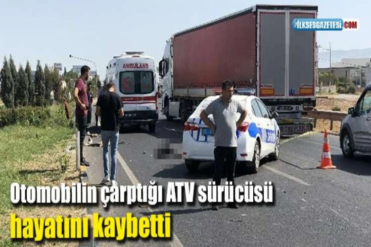 Otomobilin çarptığı ATV sürücüsü hayatını kaybetti haberinin görseli