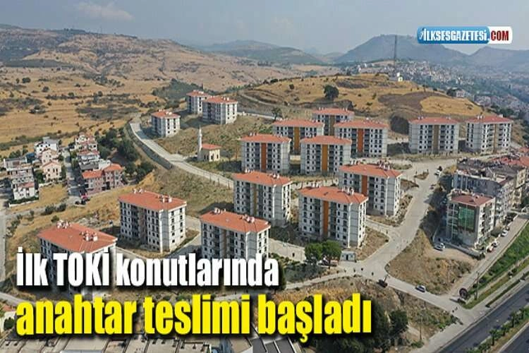 Bergama'nın ilk TOKİ konutlarında anahtar teslimi başladı haberinin görseli