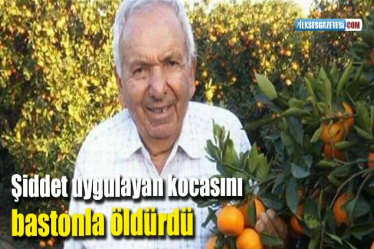 Şiddet uygulayan kocasını bastonla öldürdü haberinin görseli