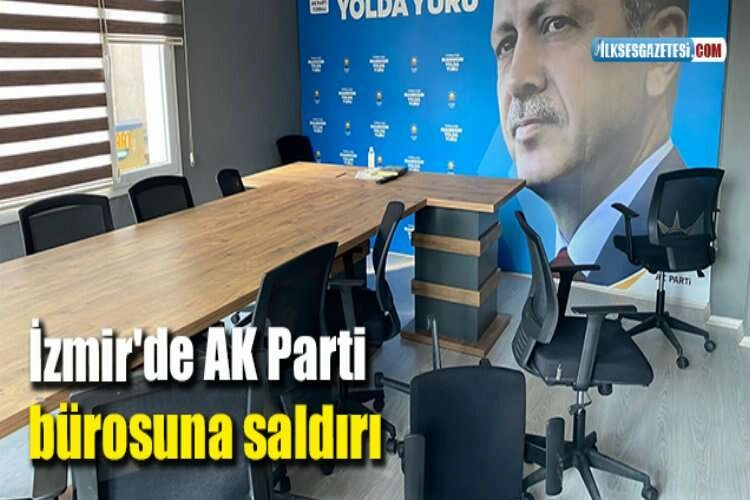 İzmir'de AK Parti bürosuna saldırı haberinin görseli