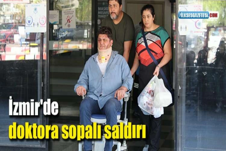 İzmir'de doktora sopalı saldırı haberinin görseli