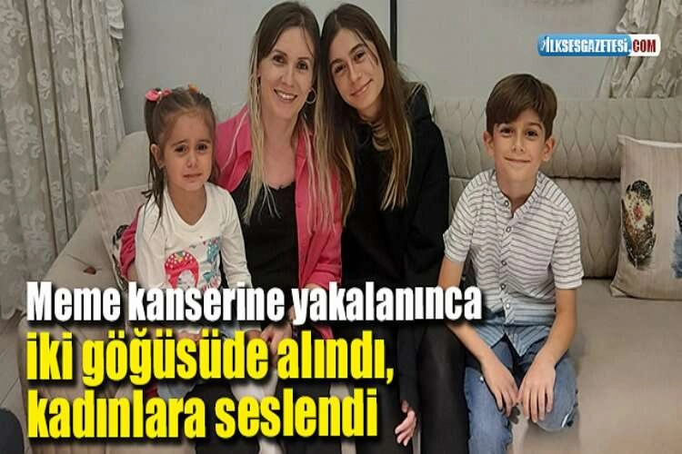 Meme kanserine yakalanınca iki göğüsüde alındı, kadınlara seslendi haberinin görseli