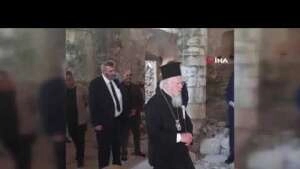 Patrik Bartholomeos, Aziz Nikolas Kilisesi'nde dua etti
