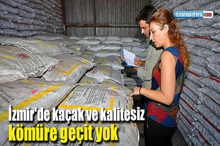 İzmir'de kaçak ve kalitesiz kömüre geçit yok haberinin görseli