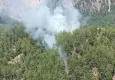 Muğla'da çıkan orman yangınına havadan ve karadan müdahale ediliyor