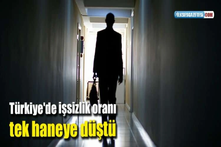 Türkiye'de işsizlik oranı tek haneye düştü haberinin görseli