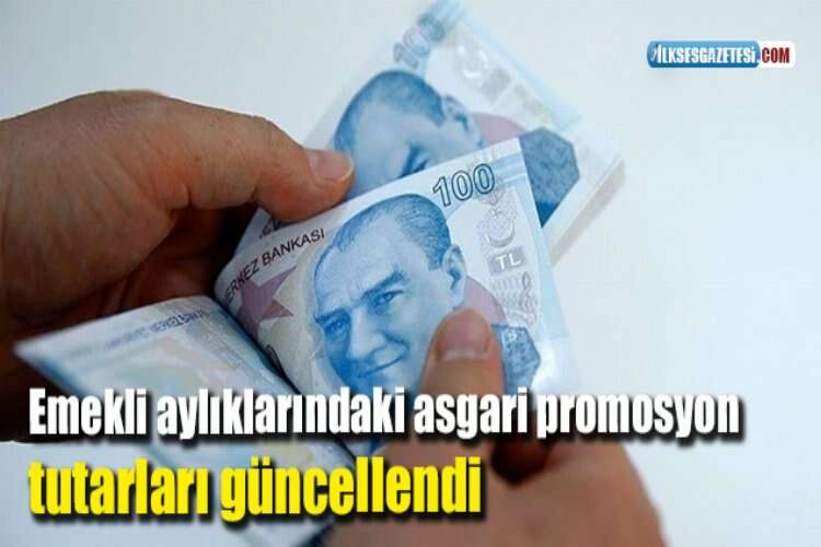 Emekli aylıklarındaki asgari promosyon tutarları güncellendi haberinin görseli