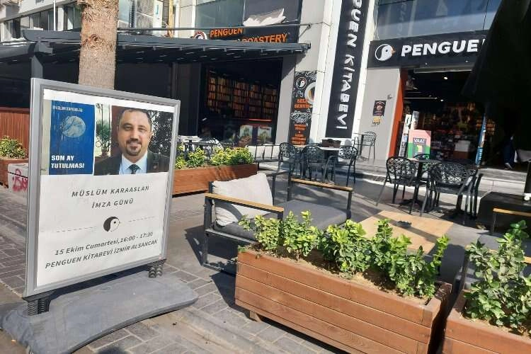 Gazeteci Karaaslan, ilk kitabını imzalayacak haberinin görseli