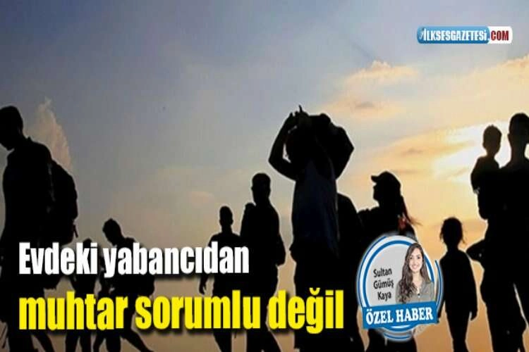 Evdeki yabancıdan muhtar sorumlu değil haberinin görseli
