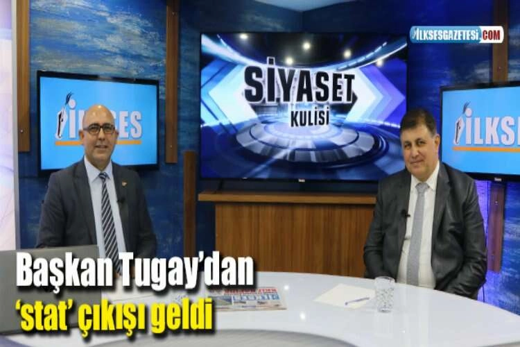 Başkan Tugay’dan ‘stat’ çıkışı geldi haberinin görseli