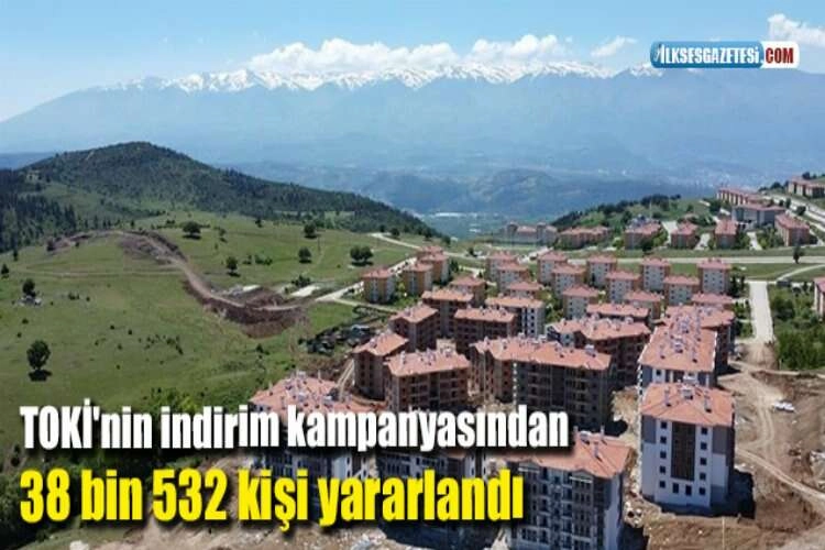 TOKİ'nin indirim kampanyasından 38 bin 532 kişi yararlandı haberinin görseli