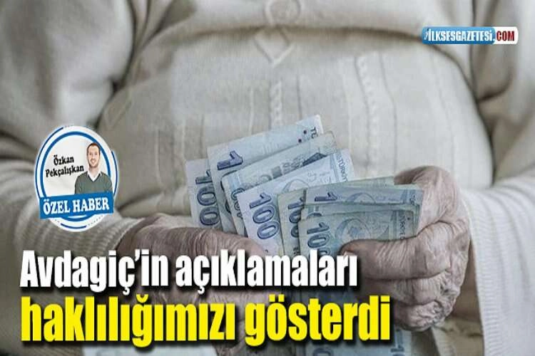 Avdagiç’in açıklamaları haklılığımızı gösterdi haberinin görseli