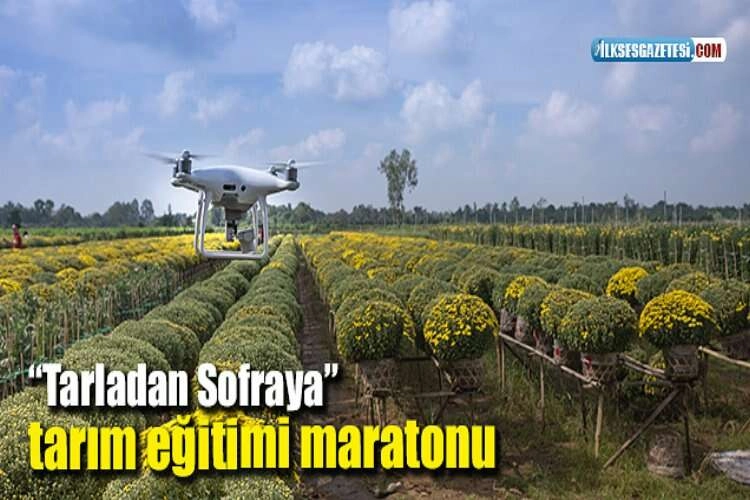“Tarladan Sofraya” tarım eğitimi maratonu haberinin görseli