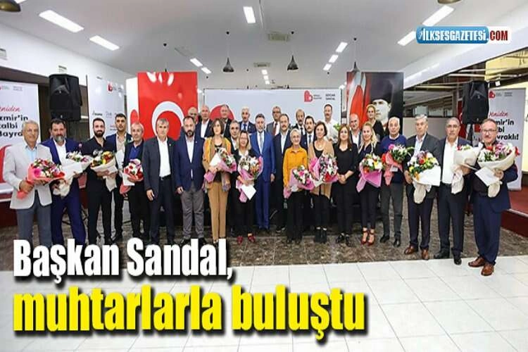 Başkan Sandal, muhtarlarla buluştu haberinin görseli
