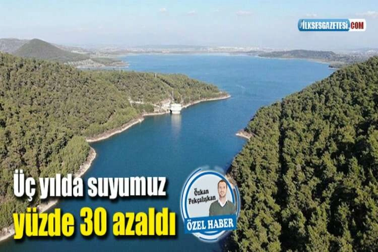 Üç yılda 100 milyon metreküp su kaybettik