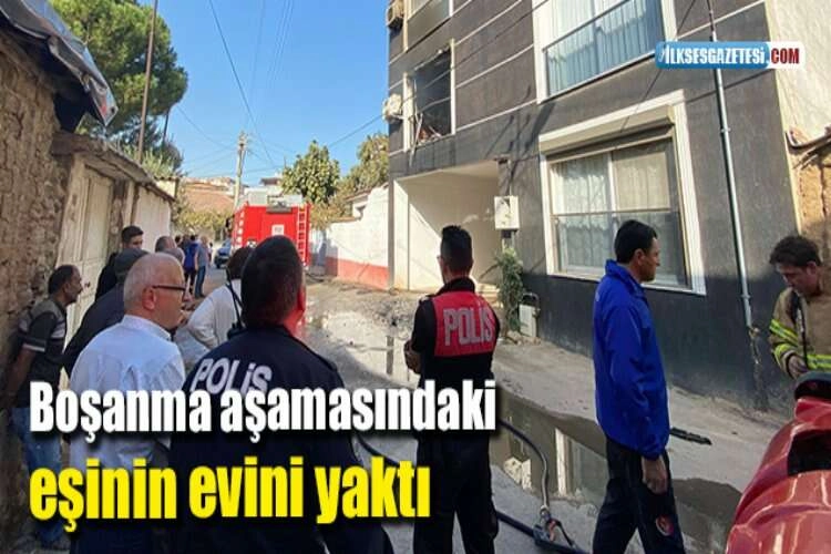 Boşanma aşamasındaki eşinin evini yaktı haberinin görseli
