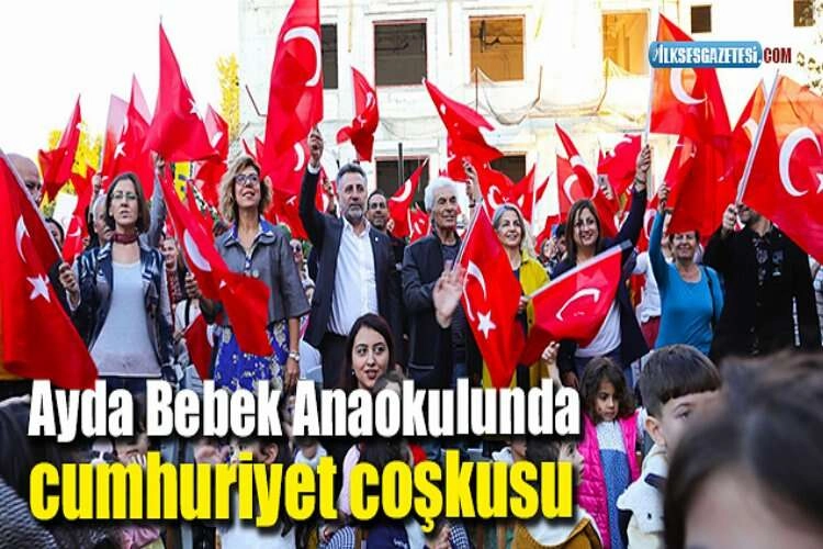 Ayda Bebek Anaokulunda cumhuriyet coşkusu haberinin görseli