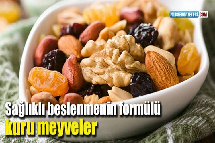 Sağlıklı beslenmenin formülü kuru meyveler haberinin görseli