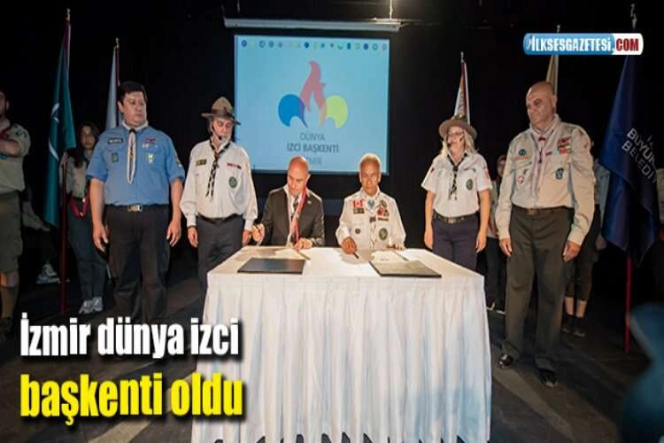 İzmir dünya izci başkenti oldu haberinin görseli