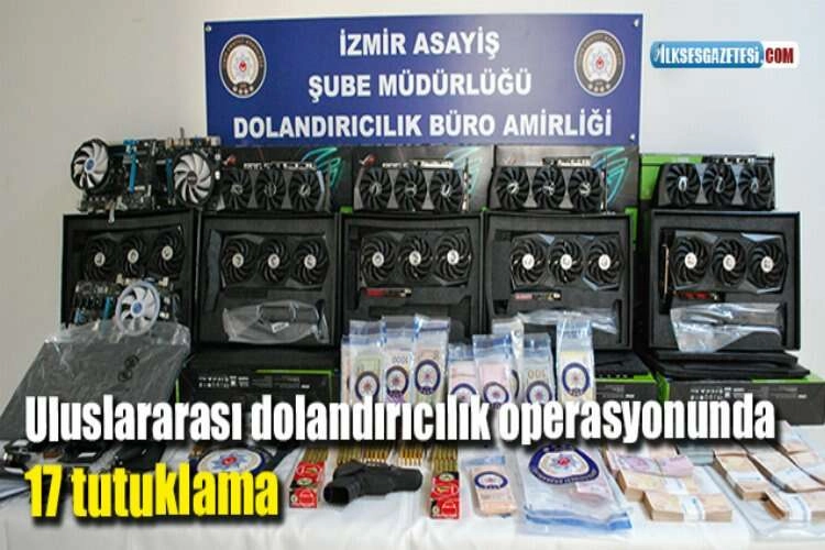 Uluslararası dolandırıcılık operasyonunda 17 tutuklama haberinin görseli