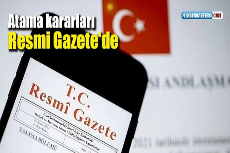 Atama kararları Resmi Gazete'de haberinin görseli